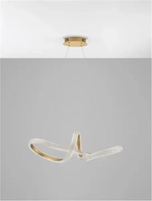 LED luster Medora B 75.5 zlaté