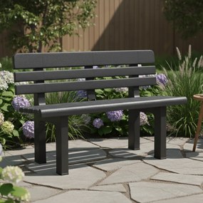 Záhradná lavica GENZIANA, 110x52x71cm, antracitová I.P.A.E-Progarden