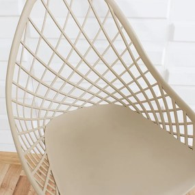 Dekorstudio Dizajnová stolička OSLO béžová