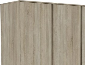 Šatníková skriňa Carlos, dub sonoma, 152 cm