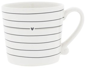 Mug White/Stripes Black 8x7c