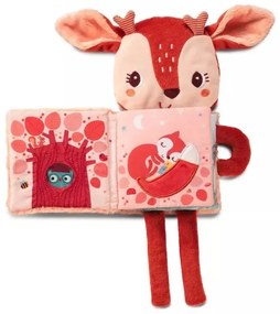 Lilliputiens - Detská textilná svietiaca knižka jelenček Stella