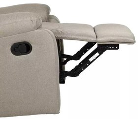 LuxuryForm DESIGN Televízne kreslo CARLOS s polohovaním - béžové