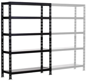 Policový regál 1800x1200x500mm, nosnost 300kg RTCL-IUE5012-5H