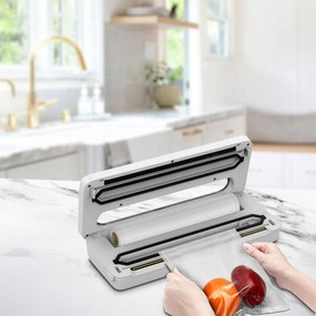 WEBBER Vákuová zváračka na balenie potravín 120W príslušenstvo biela