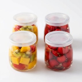 Orion 4 poháre na jogurt a dezert s viečkom 4ks x 200ml YOGO