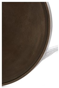 Kovový okrúhly odkladací stolík ø 43 cm Tobias – Light &amp; Living