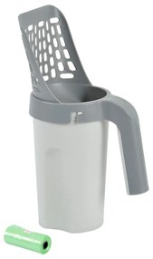 Svetlosivá lopatka 16x11 cm – Love Story