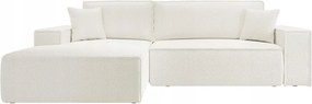 Rohová sedacia súprava Fatime new (L) (krémová)