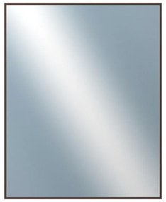 DANTIK - Zrkadlo v rámu, rozmer s rámom 40x50 cm z lišty Hliník wenge (7273516)