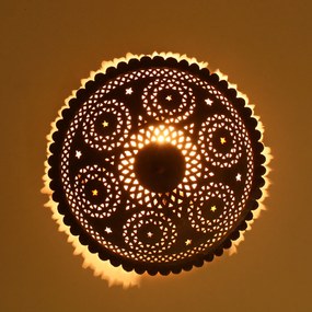 Orientálna závesná lampa Nihal 57cm