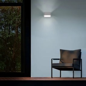 Brilagi - LED Vonkajšie nástenné svietidlo BARI LED/7W/230V biela IP54