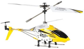 KIK Diaľkovo ovládaný vrtuľník Syma S107H 2,4 GHz RTF žltý | gyroskop, LED, 5 min letu