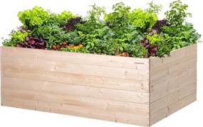 ATMOWOOD Drevený vyvýšený záhon 160 x 100 x 60 cm