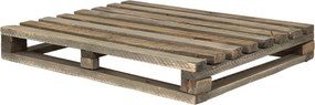 Hnedý antik dekoračný stolík na kvety v tvare palety - 40*32*5 cm