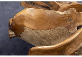 Konferenčný stôl Root 44120 Ø100cm Drevo Teak  - Komfort-nábytok