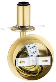 Argon 8508 - Nástenná lampa PALOMA 1xE14/7W/230V zlatá/čierna