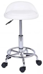 Otočná barová židle Lomo bílá