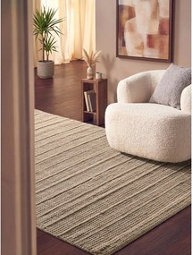 Béžový ručne tkaný vlnený koberec 160x230 cm Camden Parker – Ted Baker