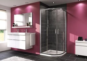 Sprchový kút čtvrtkruh 90x90 cm Hüppe Next 140604.069.322, 1 ks