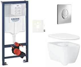 Závesný wc set do ľahkých stien / predstenová montáž GROHE Essence SIKOGRSESSA, 1 ks