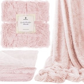 PreHouse Bavlnená deka ružová 220x240cm