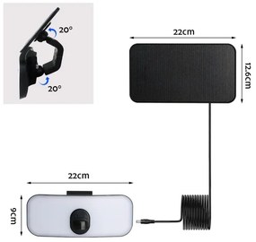 Immax 08500L - LED solárne nástenné svietidlo so senzorom LED/13W/3,7V 4000K IP6