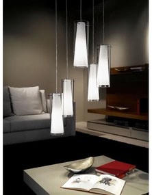 EGLO 93003 - Závesné svietidlo PINTO 5xE27/60W