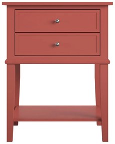Nočný stolík v tehlovej farbe Franklin – Støraa