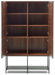 Skrinka v dekore orecha v prírodnej farbe 97,5x160 cm Vedrana – Kave Home