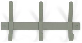 Zeleno-sivý kovový nástenný vešiak Dexter – Spinder Design