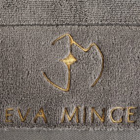 BAVLNENÝ UTERÁK EVA MINGE GAJA 70X140 CM STRIEBORNÁ