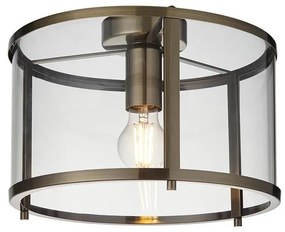 Endon 103112 - Stropné svietidlo HOPTON 1xE27/10W/230V matný chróm