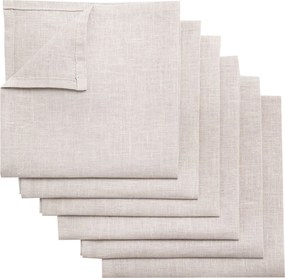 Sada obrúskov 6 ks. 42x42cm Plátno 159-15