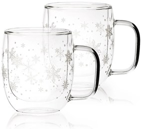 4Home Termo pohár Hot&Cool Snowflake 350 ml, 2 ks