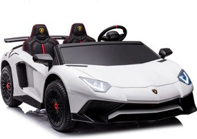 LEAN CARS Elektrické autíčko Lamborghini XXL A8803 biele 24V