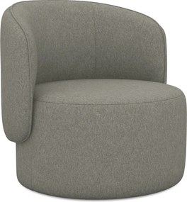 Sivé kreslo Ipo – Makamii