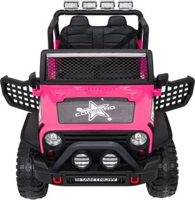Elektrické autíčko Jeep BEAST 4x4 ružové