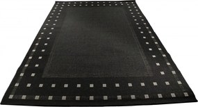 TA Koberec 20329 Čierna / strieborná