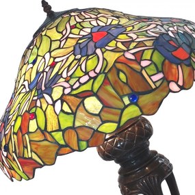 Stolná lampa Tiffany Emmi - Ø 57 * 83 cm E27 / max 3 * 40W