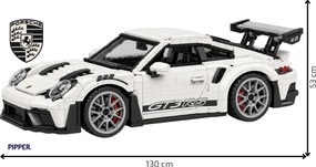 60x130cm LEGO Porsche 911 GT3RS - textilná nálepka na stenu