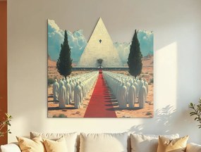 drevko |  Obraz Ticho pred pyramídou  60 x 575 cm