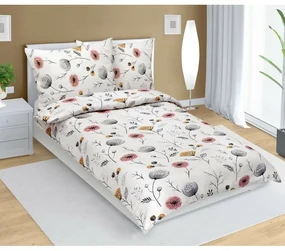 Bellatex Krepové plátno Makovice béžová , 140 x220, 70 x 90 cm, 140 x 220 cm, 70 x 90 cm