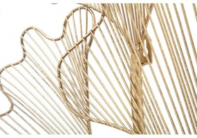 Kovová nástenná dekorácia 79x68 cm Leaf – Mauro Ferretti