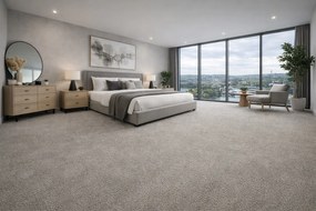 Metrážny koberec Bingo 5Y92 šedý, na mieru, šíře 4m, šedá, filc, chodba / predsieň, Vorwerk