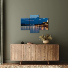 Obraz Bratislavy s hradom (90x60 cm)
