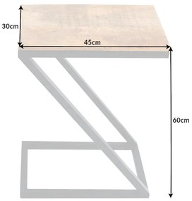 Príručný stolík Butler 30cm Z-Design mangové drevo