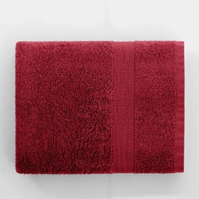 Bavlnený uterák DecoKing Marina tmavočervený