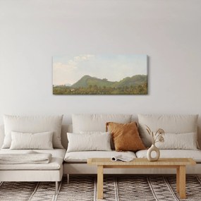 Obraz - Simon Denis,  View Near Naples, reprodukcia (120x50 cm)