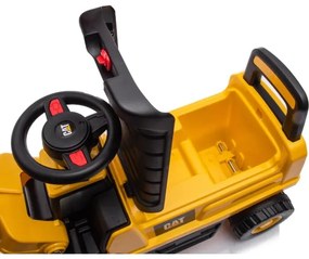 Odrážadlo nakladač CAT 2xAA žltá/čierna